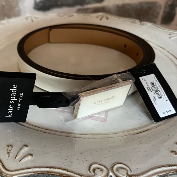 Kate spade off white belt x-large nwt retail $78 - Picture 3 of 11